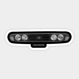 Triumph Stag classic car minimalist grille Sticker